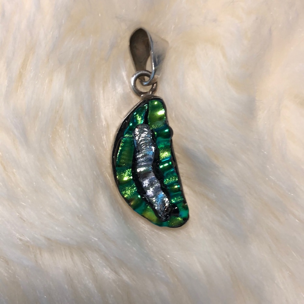 Charles Albert Glass Pendant